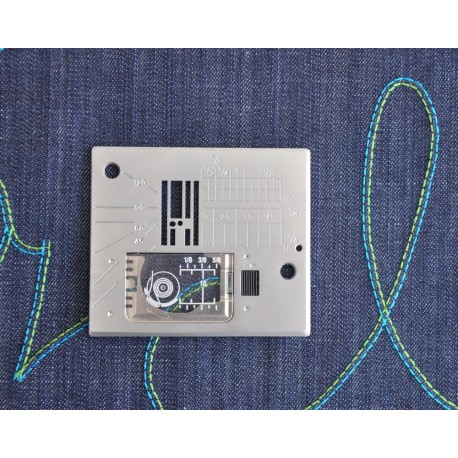 Plaque aiguille point droit ELNA Explore 3210 Jeans 503821009