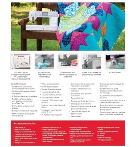 Machine à coudre JANOME MEMORY CRAFT 6700P + coffret Madeira offert