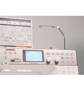 Machine à coudre JANOME MEMORY CRAFT 6700P + coffret Madeira offert