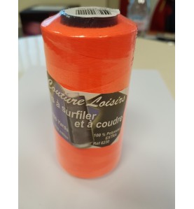Cône 2743 m polyester 6230-202 orange fluo Couture & Surfilage