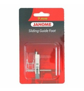 Pied avec guide couture ajustable JANOME 9 mm 202293004