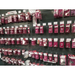 Pied points satin avec guide lignes ELNA 9 mm réf 202084206