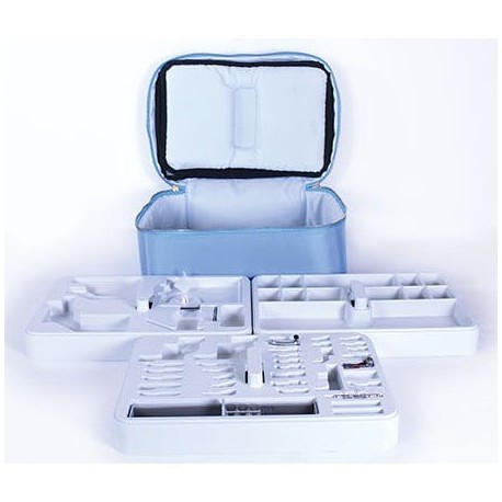 Valisette de rangement des accessoires JANOME 9 mm réf 863802009