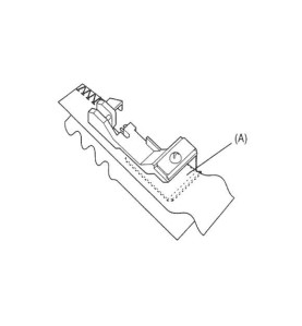 Pied fronceur surjeteuse 620116896 PFAFF Hobbylock 2.0 HUSQVARNA S15