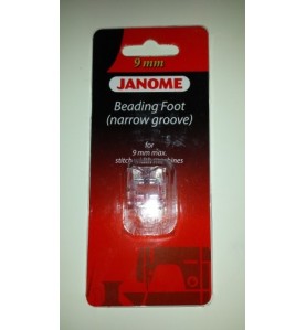 Pied pose perles étroites maxi 2 mm L1 JANOME 9 mm 202097006