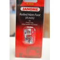 Pied roulotté 4 mm JANOME 9 mm réf 202081007