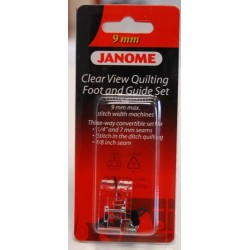 Pied quilting avec guides JANOME 9 mm réf 202089005