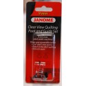 Pied quilting avec guides JANOME 9 mm réf 202089005