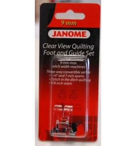 Pied quilting avec guides Janome 9 mm 202089005
