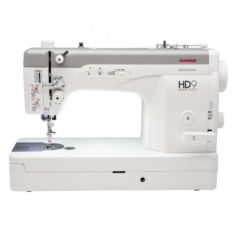 Machine à coudre JANOME HD9 Heavy Duty Professional + coffret Madeira offert
