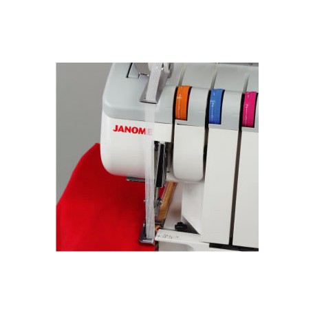 Pied pose ruban avec guide JANOME 200204208 surjeteuse Pied pose ruban avec guide JANOME 200204208 surjeteuse