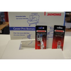 Pack table + guide + pied Janome Cover Pro 796401003