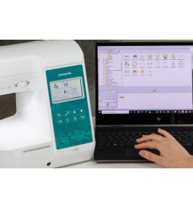 Machine à coudre et à broder BROTHER INNOVIS F580 + cadre magnétiqu...