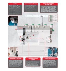 Recouvreuse JANOME COVERPRO 3000 PROFESSIONAL