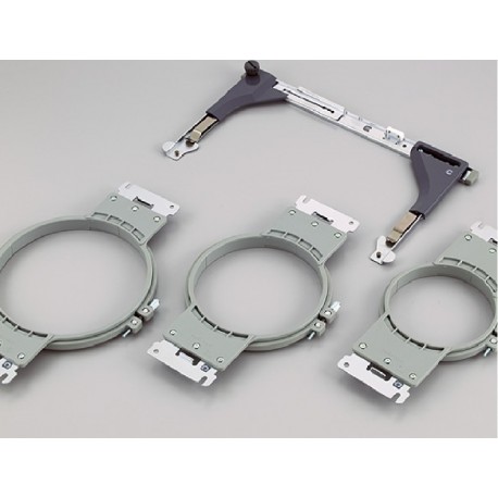 Cadres à broder ronds diam. 100, 130 et 160 mm BROTHER VRRFK1 + bras C