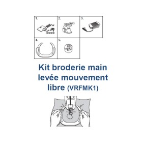 Kit broderie mains libres Brother VR VRFMK1
