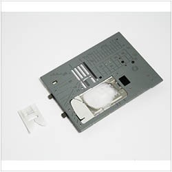 Pied et plaque aiguille téflon ELNA 9 mm réf 202237000