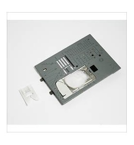 Pied et plaque aiguille téflon ELNA 9 mm réf 202237000