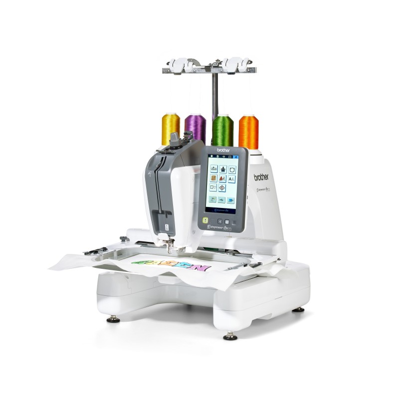 Machine à broder BROTHER PR1X Entrepreneur One + Meuble de rangement VRPRNSTD offert