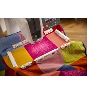 Machine à broder BROTHER PR1X Entrepreneur One + Meuble de rangemen...