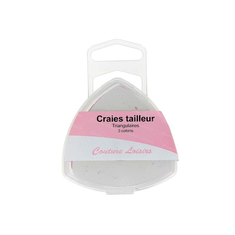 3 craies tailleur triangulaires Couture Loisirs réf 250