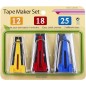 Taper Maker Set 3 outils de fabrication de biais Taper Maker Set 3 outils de fabrication de biais