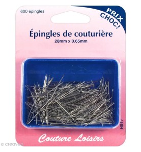 600 EPINGLES COUTURIERE