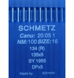 Paquet 10 aiguilles Schmetz DPx5 taille 100 pour Juki TL2300 Sumato