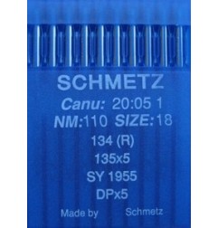 Paquet 10 aiguilles Schmetz DPx5 taille 110 pour Juki TL2300 Sumato