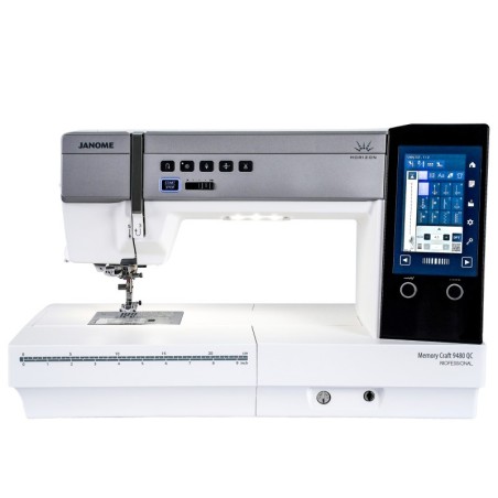 Machine à coudre JANOME MEMORY CRAFT 9480 QC Professional + coffret...