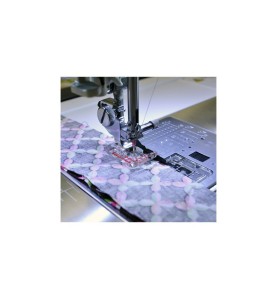 Pied patchwork 1/4 transparent avec guide JANOME 9 mm réf 202216003