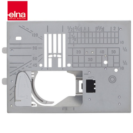 Plaque aiguille point droit ELNA eXcellence réf 862817107