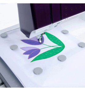 Cadre à broder Creative Metal Quilter's Hoop 200 x 200 mm PFAFF 821...