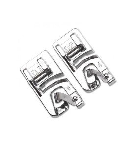 Pack 2 pieds pour roulottés 4 et 6 mm D1 et D2 JANOME 7 mm réf 2003...