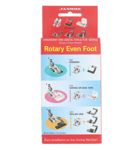 Coffret pied caterpillar 7 mm et ses accessoires JANOME réf 3237777