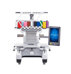 Machine à broder BROTHER PR1060W + en cadeau sa table de rangement ...