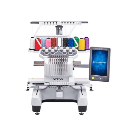 Machine à broder BROTHER PR1060W + en cadeau sa table de rangement ...
