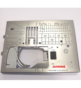 Plaque aiguille JANOME à encliquer 9 mm réf 861606016