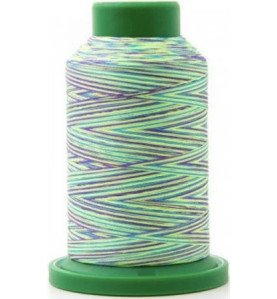 Cône 1000 m Isacord 40 multicouleur Emerald City réf 2579/9971 fil ...