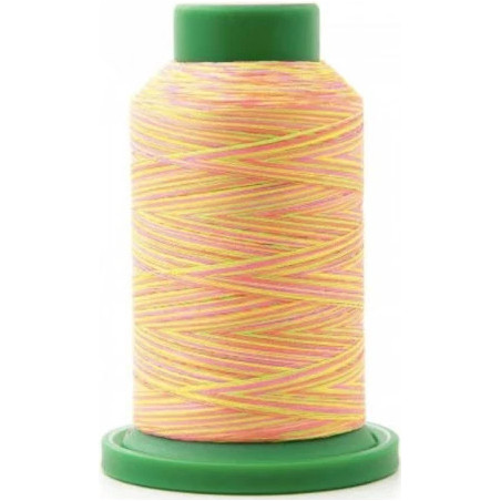 Cône 1000 m Isacord 40 multicouleur Neon Nights réf 2579/9914 fil à broder