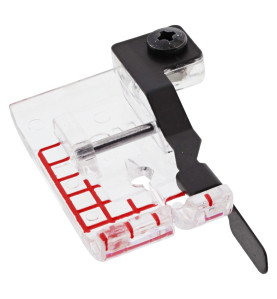 Pied transparent patchwork avec guide ELNA 9 mm réf 202239002