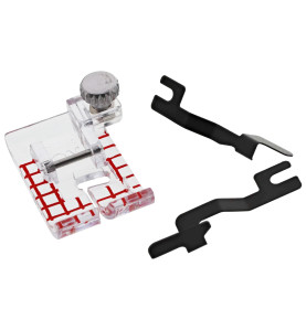 Pied transparent quilting avec guides ELNA 9 mm réf 202089201