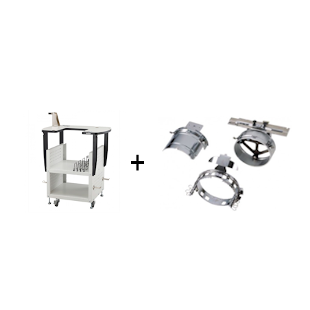 Table de rangement VRPRNSTD + système casquette PRCF3 Brother