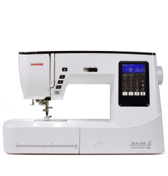 Machine à coudre JANOME SKYLINE S3 Anniversary Edition + Coffret Ma...