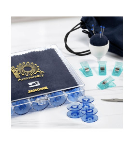 Machine à coudre JANOME SKYLINE S3 Anniversary Edition + Coffret Ma...