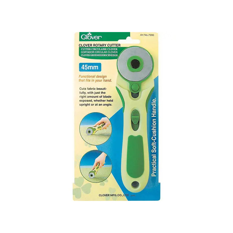 Cutter rotatif Clover 45 mm réf 7500