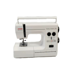 Machine à coudre JANOME EASY JEANS 26 + coffret Madeira offert