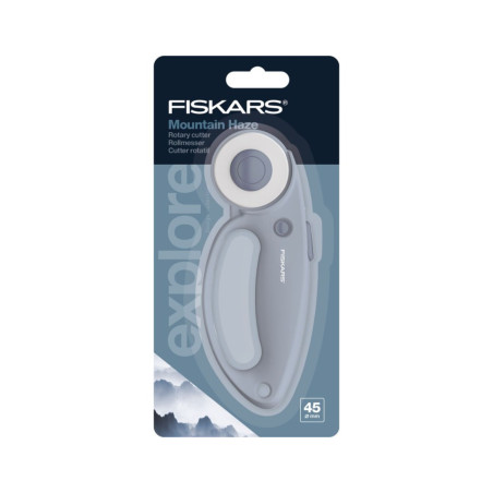 Cutter circulaire Fiskars diamètre 45 mm gris réf 1066465