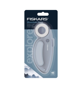 Cutter circulaire Fiskars diamètre 45 mm gris réf 1066465