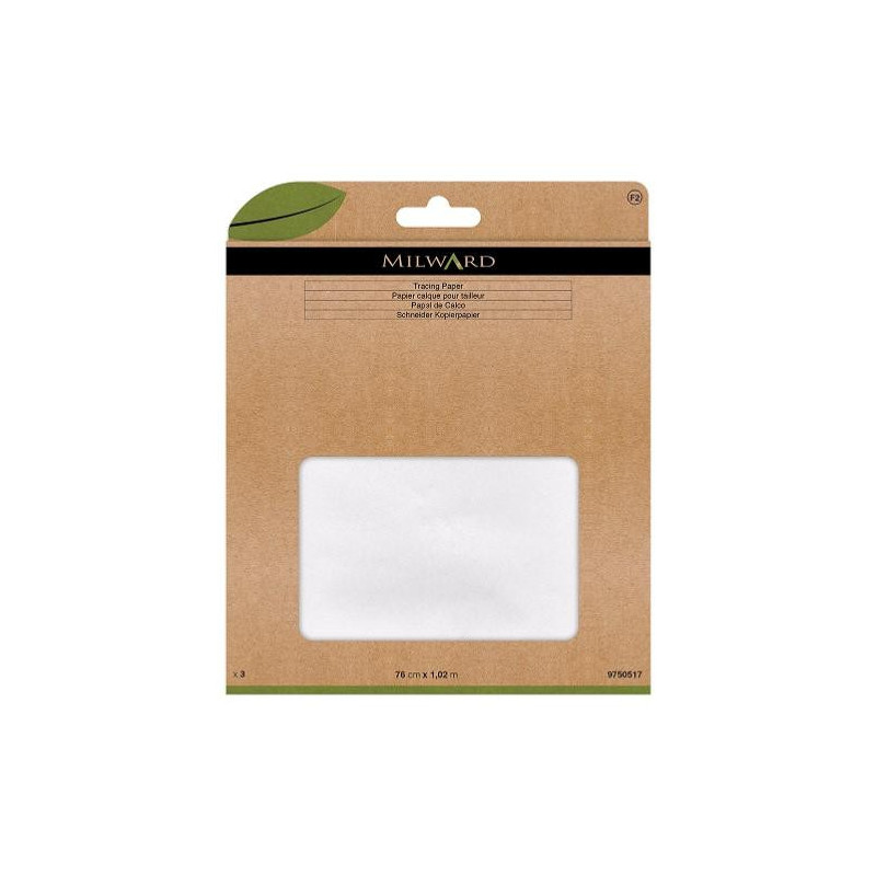 Papier calque pour tailleur MILWARD réf 9750517